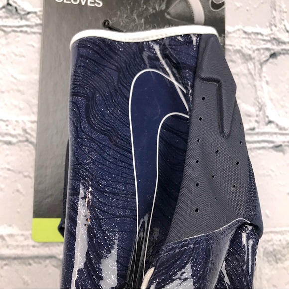 Nike Vapor Jet Men’s Navy Blue Football Gloves Size XXL - CZ4127 NEW - Picture 5 of 6
